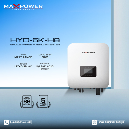 Maxpower 6KW Hybrid Inverter HYD-6K-H8