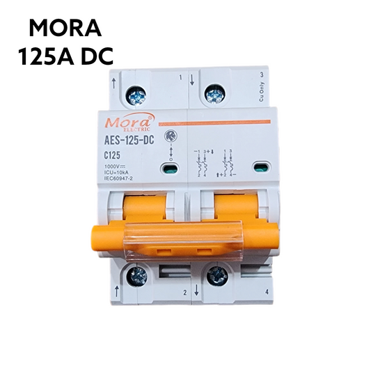 MORA 2P DC Circuit Breaker 125A Battery Breaker